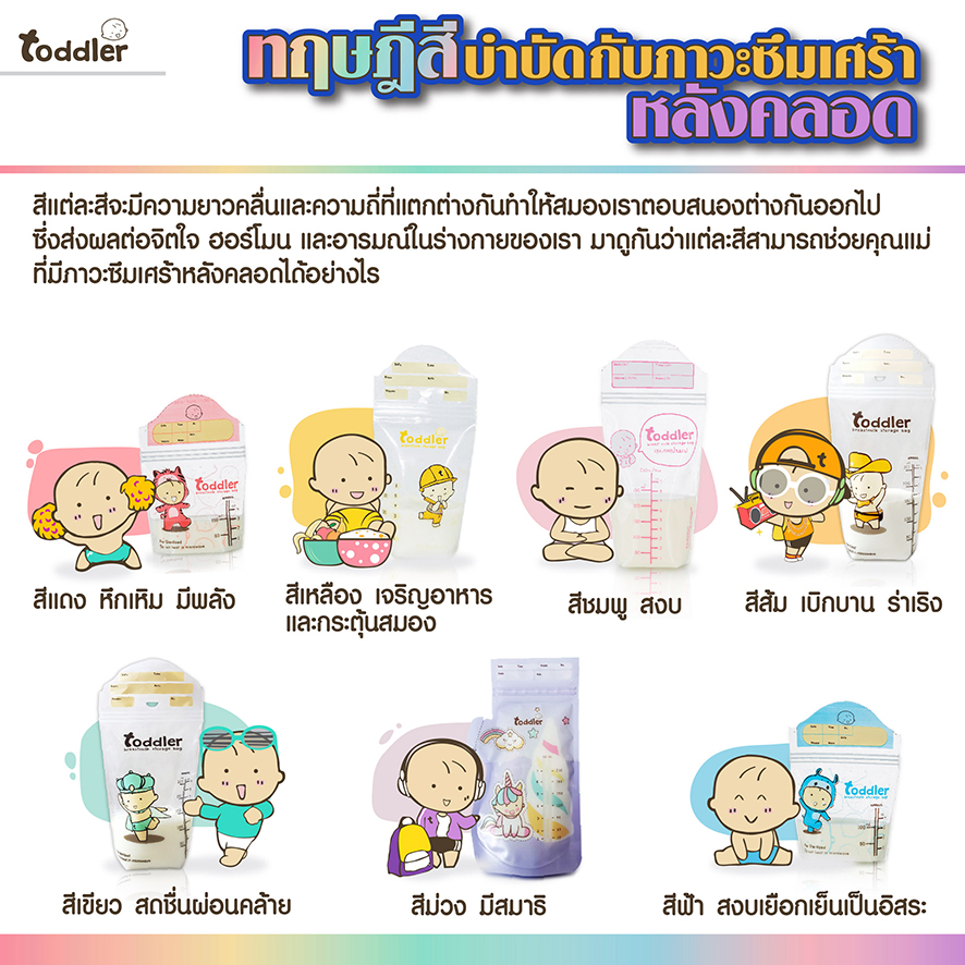 ทฤษฏีสีบำบัดกับภาวะซึมเศร้าหลังคลอด