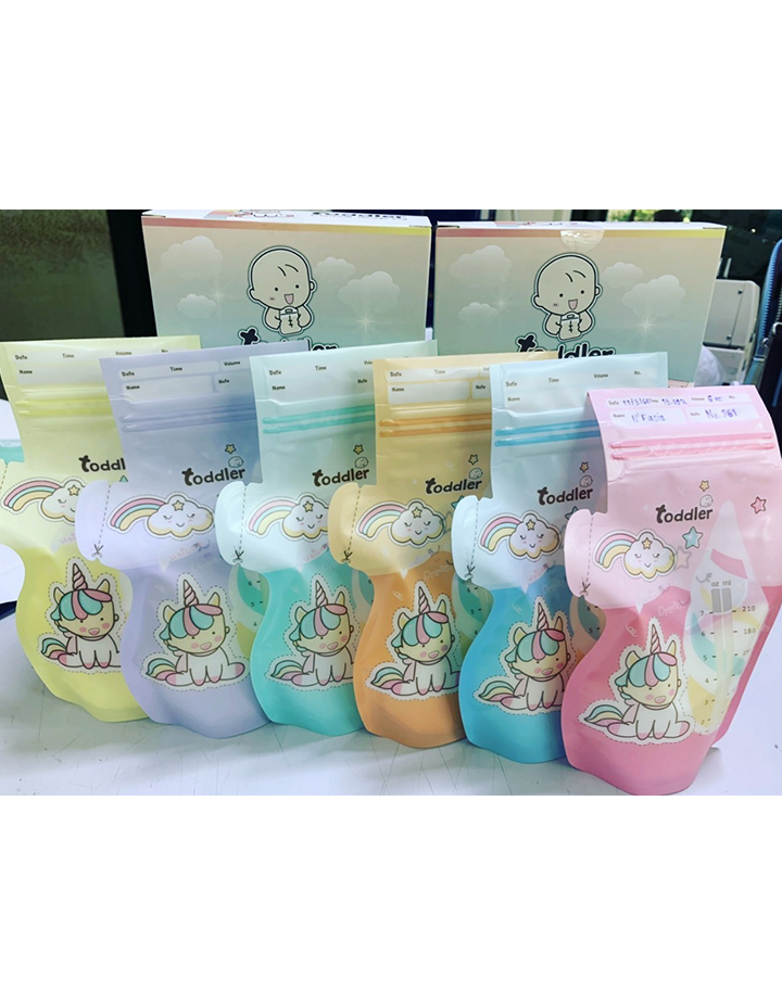 รีวิวถุงเก็บน้ำนมแม่ Toddler Unicorn 7 oz.