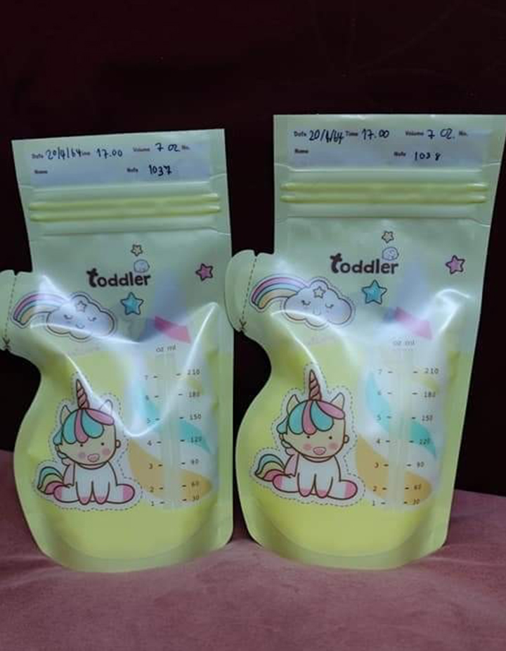 รีวิวถุงเก็บน้ำนมแม่ Toddler Unicorn 7 oz.