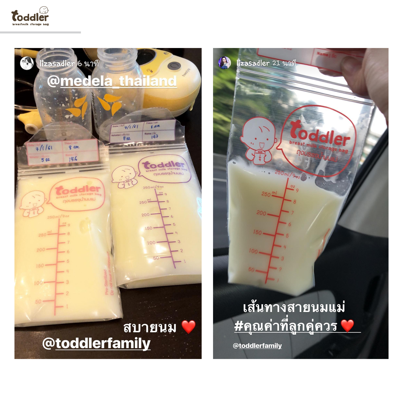 ท็อตเลอร์ ถุงเก็บน้ำนมแม่ ขนาด 9 ออนซ์